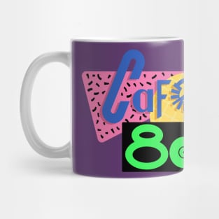 Back to the Future Cafe 80s Shirt - Most Accurate Clean Vector Art!! Mug